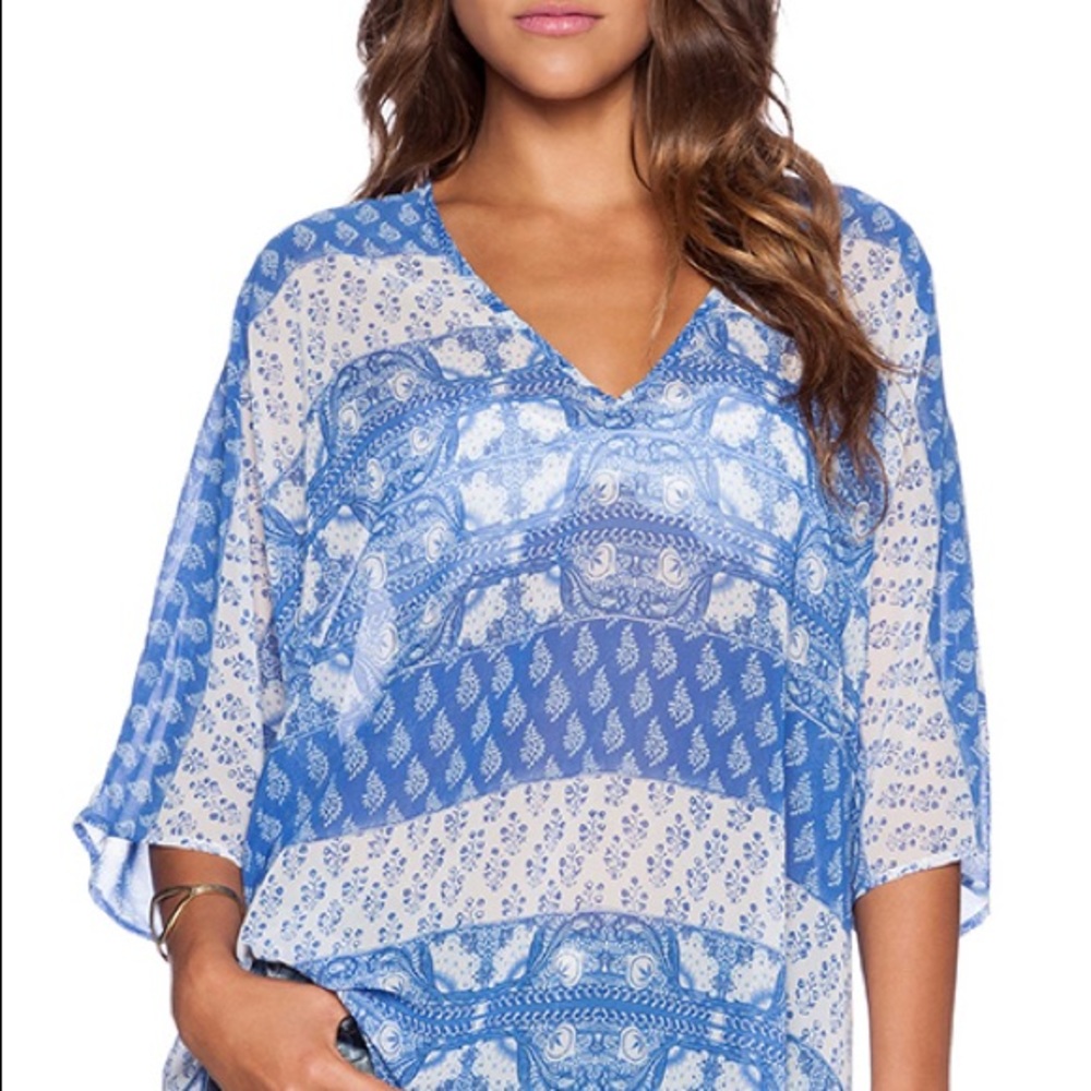 Teacup tulips shook tunic